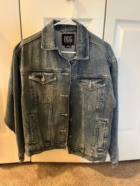 BDG Washed Gray-Black Denim Jacket